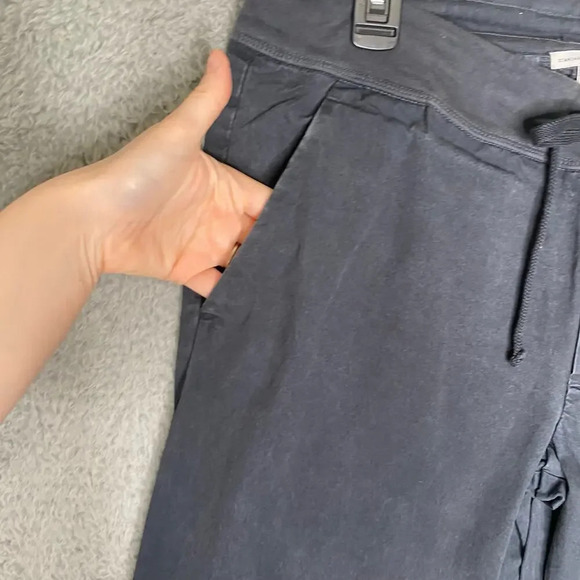 Standard James Perse womens pull on drawstring pants classic utility cuff 2 - Picture 5 of 11